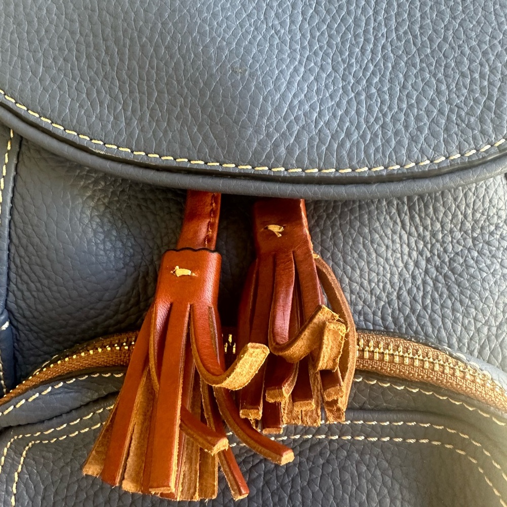 Dooney & Bourke Florentine Pebbled Leather Backpack - Picture 14 of 15